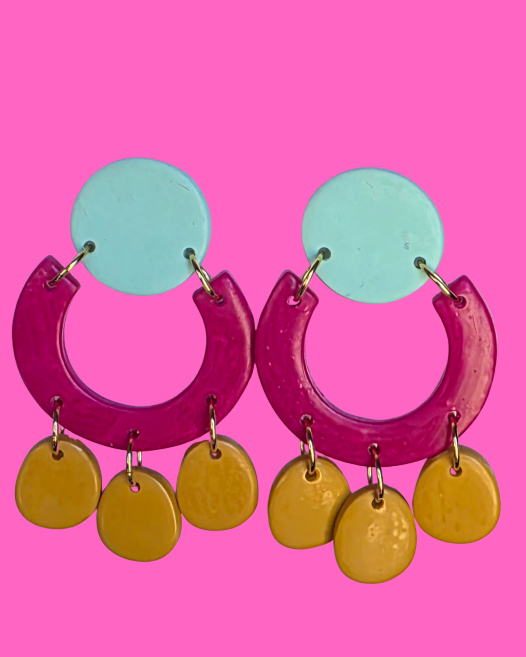 ITTY BITTY BETTY'S ~ Mustard, Mint, Fuchsia