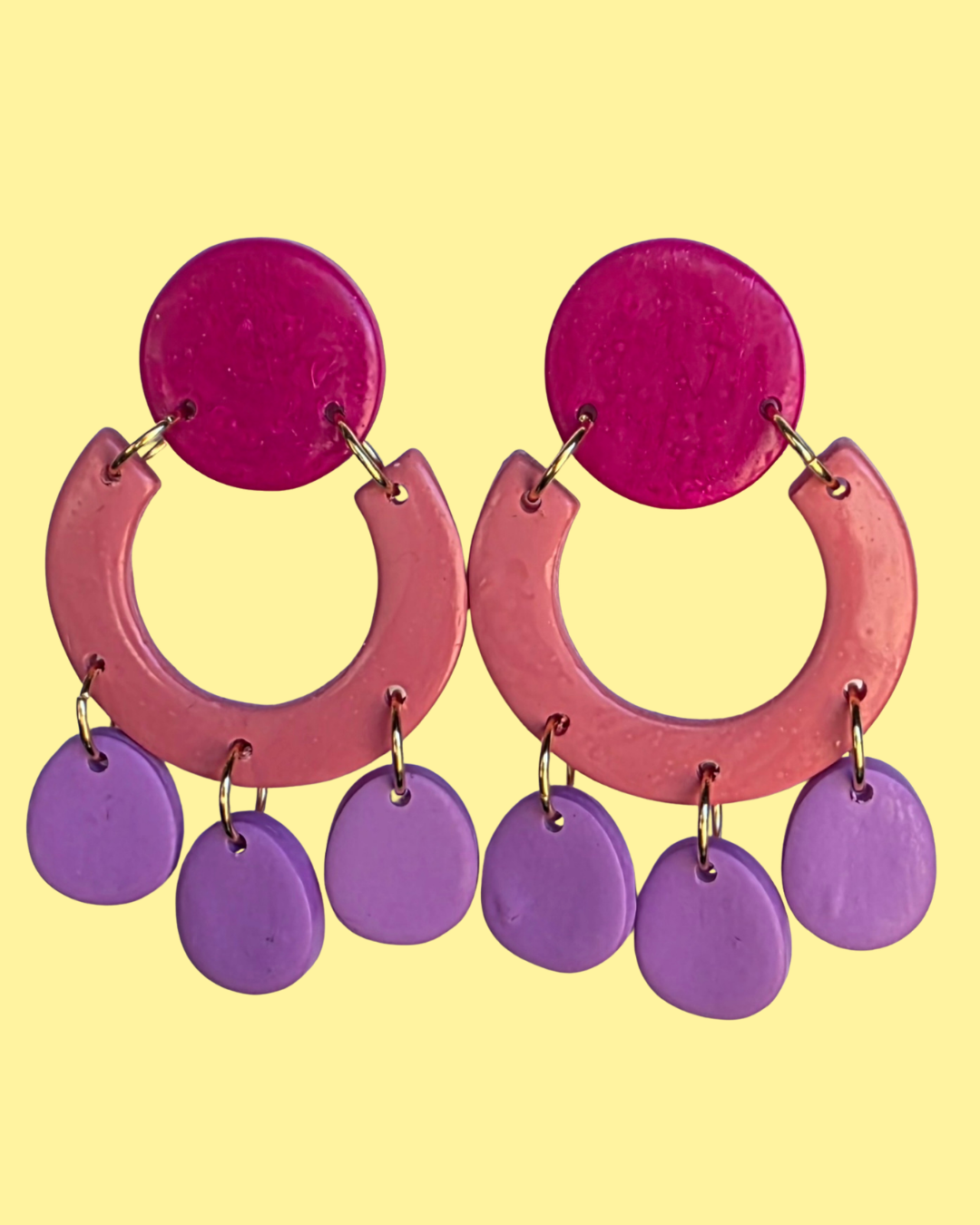 ITTY BITTY BETTY'S ~ Fuchsia, Salmon, Lilac