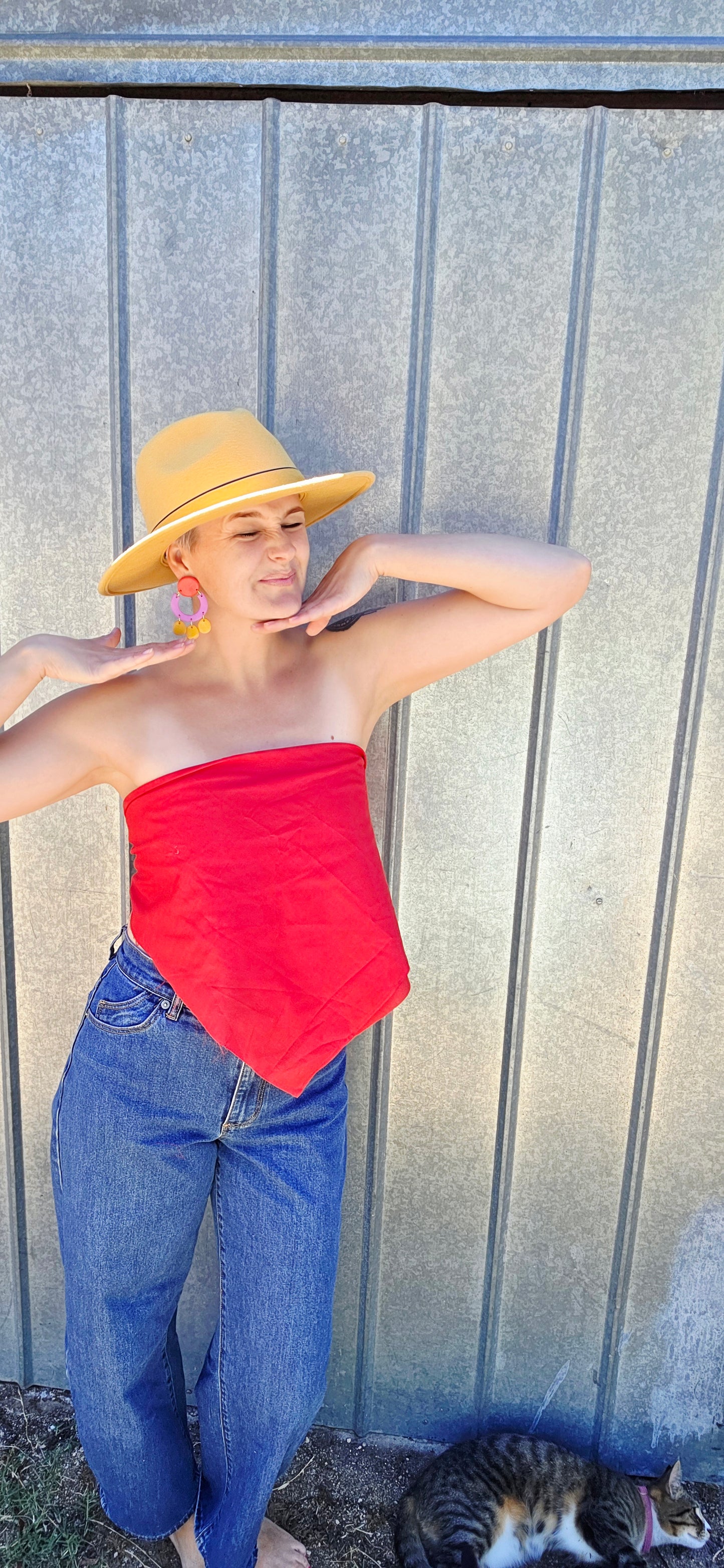 ITTY BITTY BETTY'S ~ Lilac, Red & Mustard