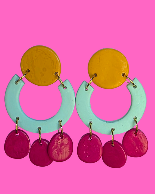 ITTY BITTY BETTY'S ~ Mustard, Mint, Fuchsia