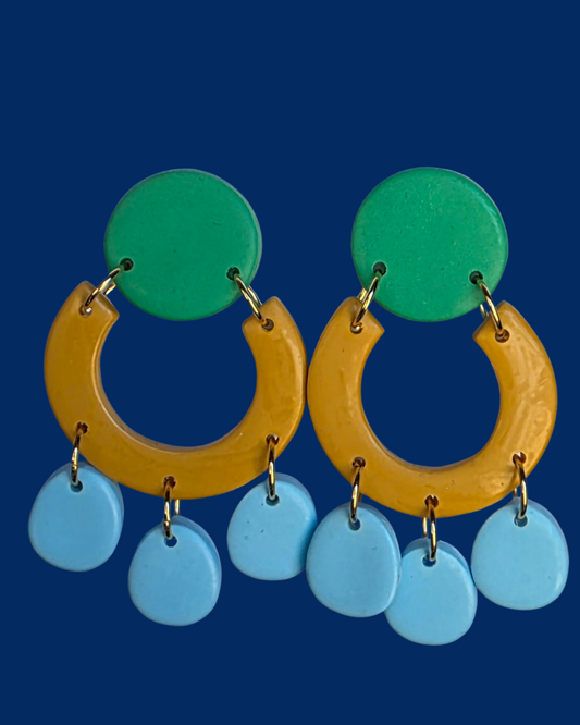 ITTY BITTY BETTY'S ~ Green, Mustard, Baby Blue