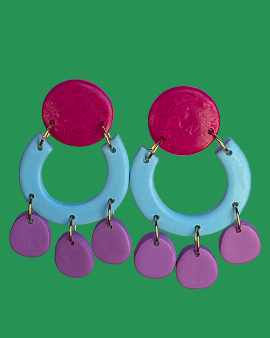 ITTY BITTY BETTY'S ~ Fuchsia, Baby Blue, Lilac